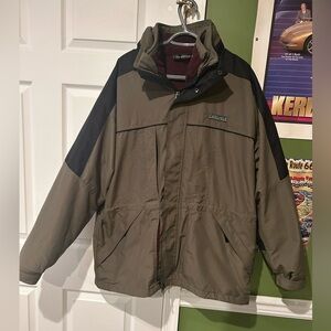 Dunbrooke Men's Brown and Black Performance Jacket
